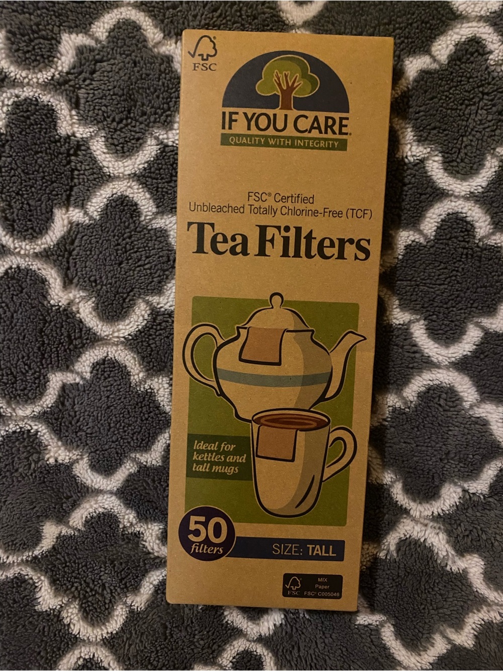 If You Care Unbleached Brown Tea Filters - Tall (50 Pack)